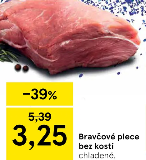 Bravčové plece bez kosti