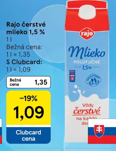 Rajo čerstvé mlieko