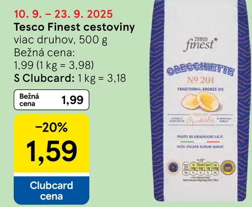 Tesco Finest cestoviny