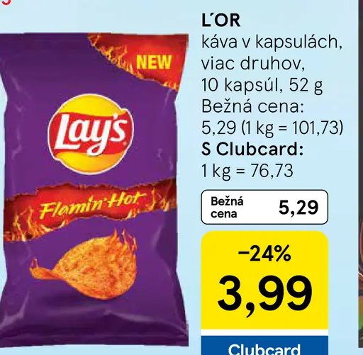 Lay's Flamin' Hot zemiakové lupienky