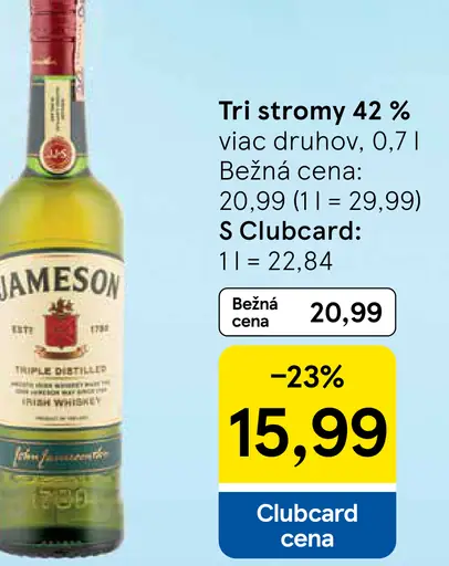 Jameson whiskey 40 %