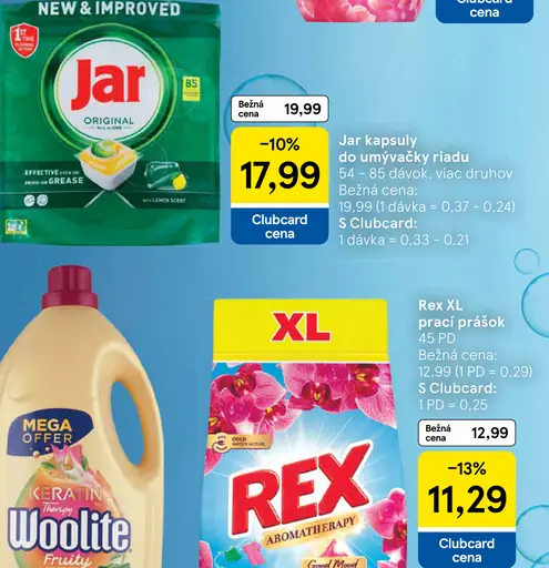 Jar kapsuly do umývačky riadu