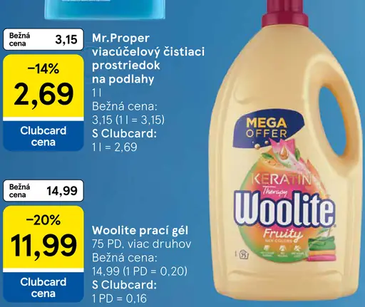Mr.Proper viaceúčelový čistiaci prostriedok na podlahy