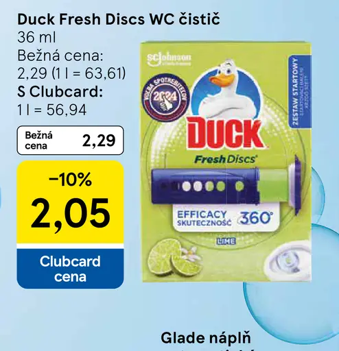 Duck Fresh Discs WC čistič