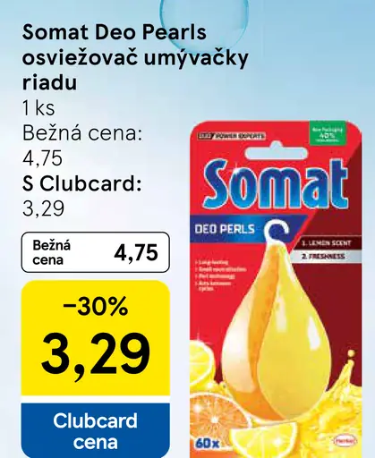 Somat Deo Pearls osviežovač umývačky riadu