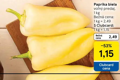 Paprika biela