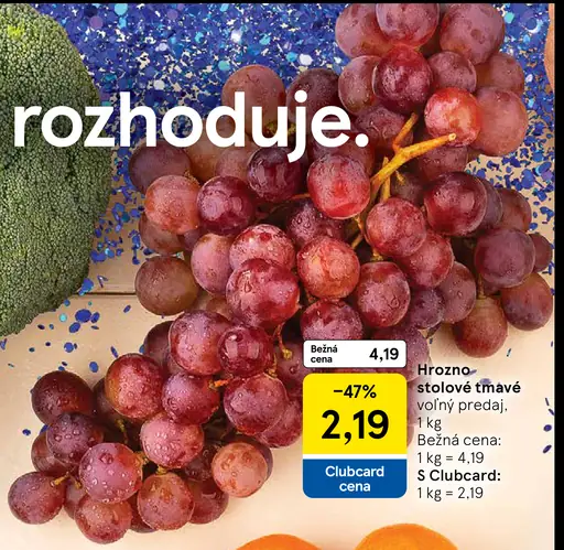 Hrozno stolové tmavé