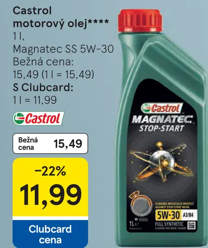 Castrol motorový olej