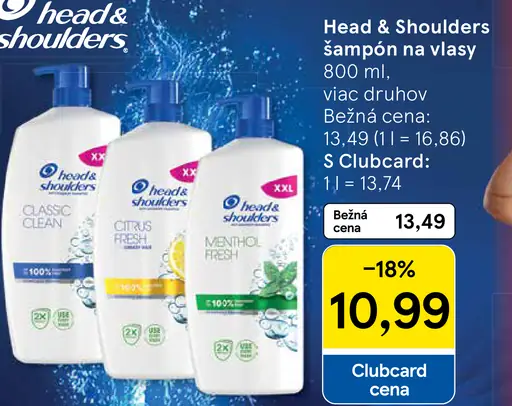 Head & Shoulders šampón na vlasy