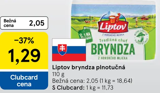 Liptov Bryndza Plnotučná