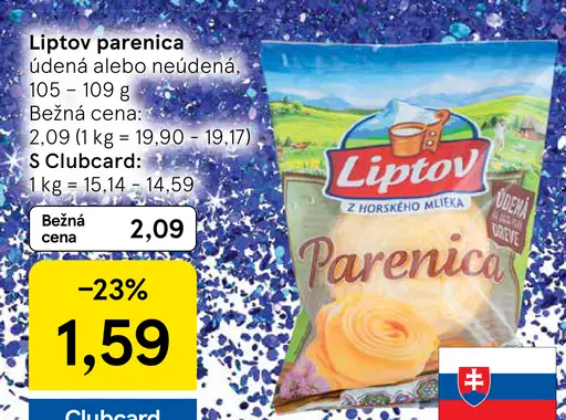 Liptov parenica údená alebo neúdená