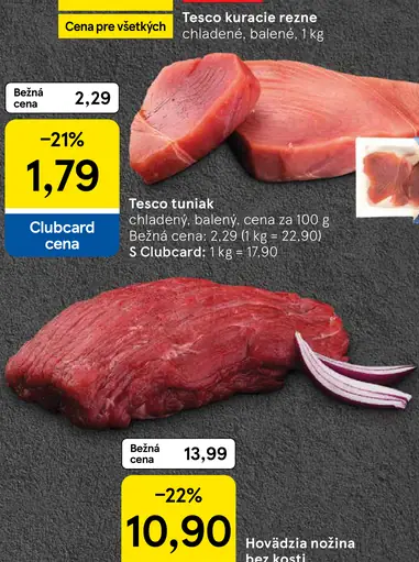 Tesco kuracie stehná celé