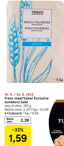 Franz Josef Kaiser tuna salad