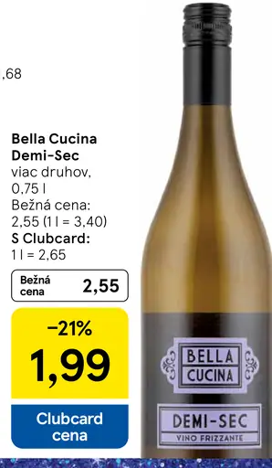 Bella Cucina demi-sec