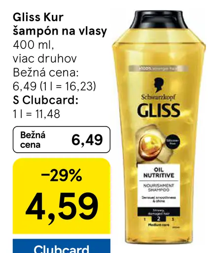 Gliss Kur šampón na vlasy***