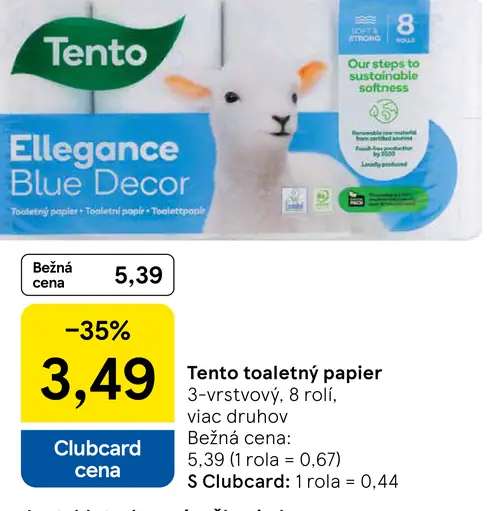 Tento toaletný papier