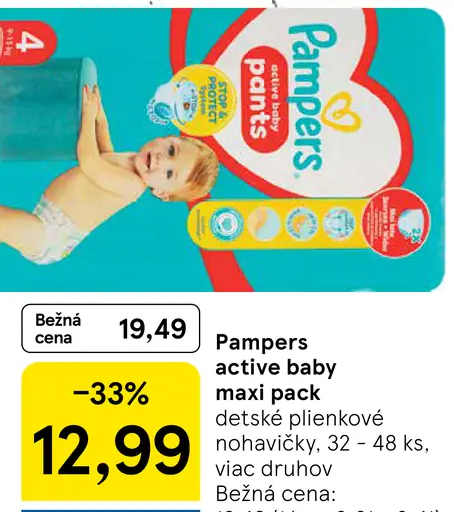 Pampers active baby