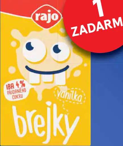 Rajo Brejky ochutené mlieko