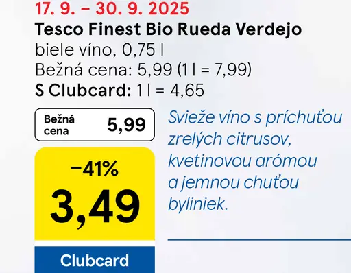 Tesco Finest Bio Rueda Verdejo