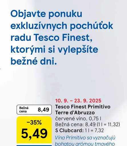 Tesco Finest Primitivo Terre d'Abruzzo