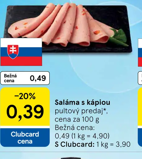 Saláma s kápiou