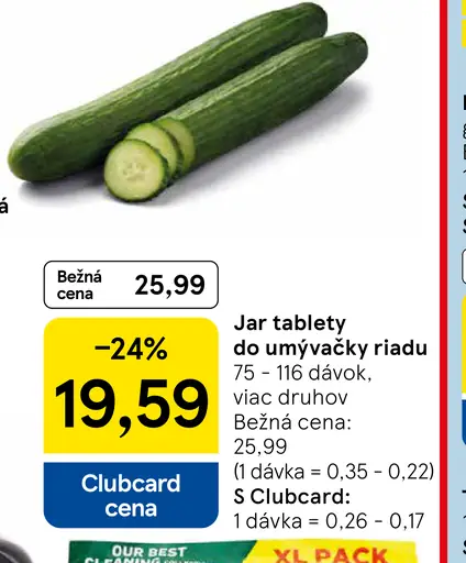 Jar Tablety do umývačky