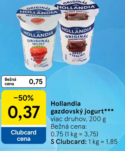 Hollandia Gazdovský biely jogurt