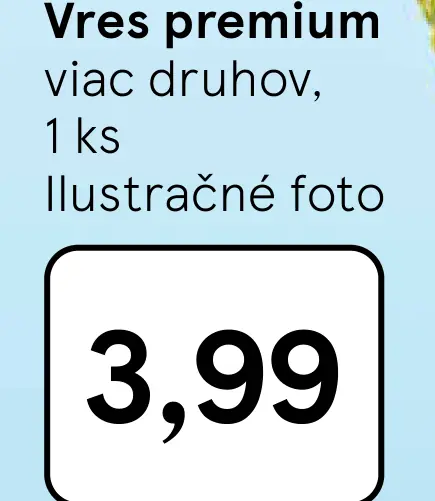 Vres premium viac druhov