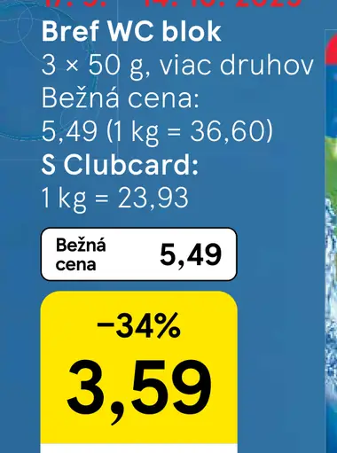 Bref WC blok