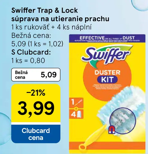 Swiffer Trap & Lock súprava na utieranie prachu