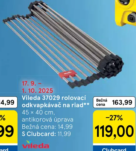 Vileda 37029 rolovací odkvapkávač na riad
