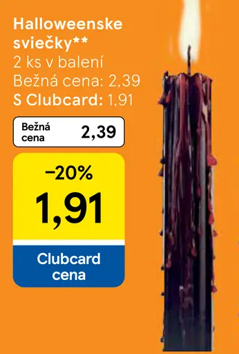 Halloweenske sviečky