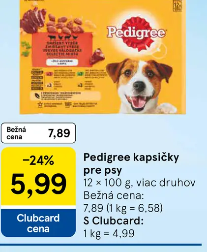 Pedigree kapsičky pre psy