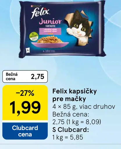 Felix kapsičky pre mačky