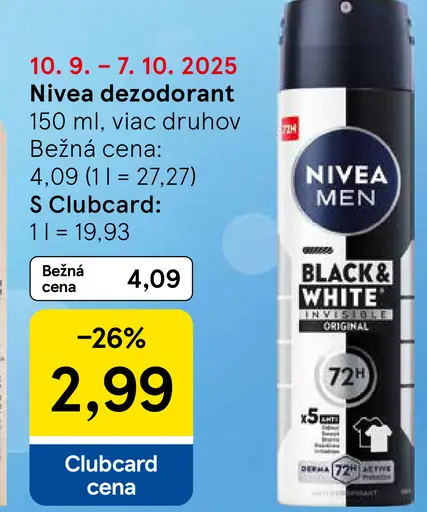 Nivea dezodorant