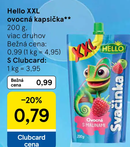 Hello ovocná kapsička