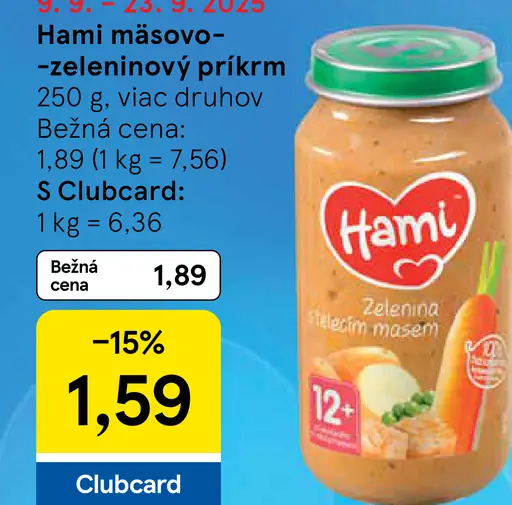 Hami mäsovo-zeleninový príkrm
