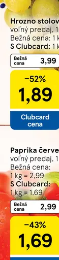 Hrozno stolové biele