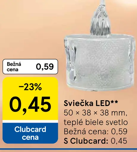 Sviečka LED