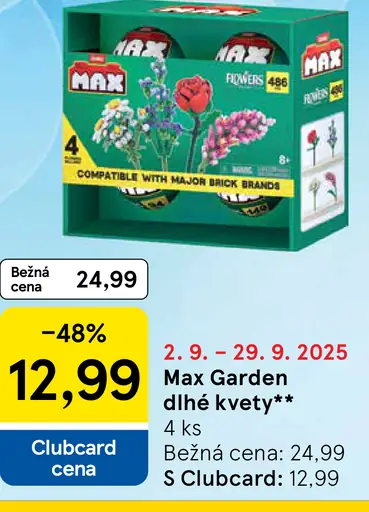 Max Garden dlhé kvety - 4 ks