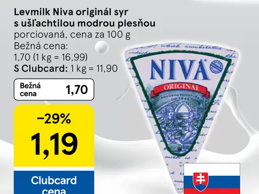 Levmuik Niva originál syr s ušľachtilou modrou plesňou