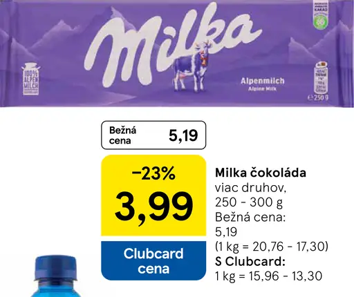 Milka Mliečna čokoláda
