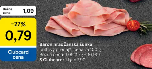 Baron hradčanská šunka