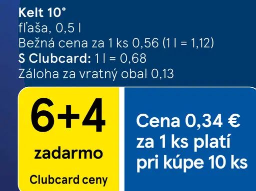 Kelt fľaša plechovka