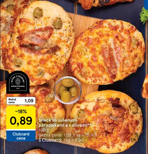 Snack so sušenými paradajkami a s olivami