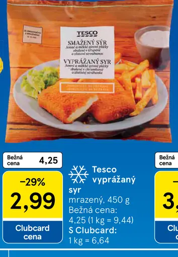 Tesco tavený syr