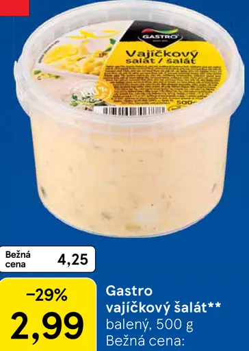 Gastro Vajíčkový šalát