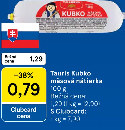 Tauris Kubko mäsová nátierka