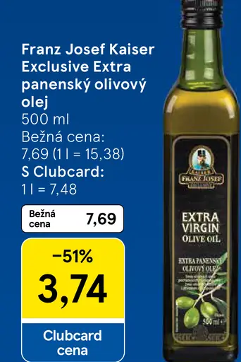Franz Josef Kaiser Exclusive Extra panenský olivový olej