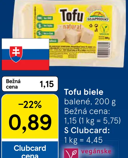 Tofu biele